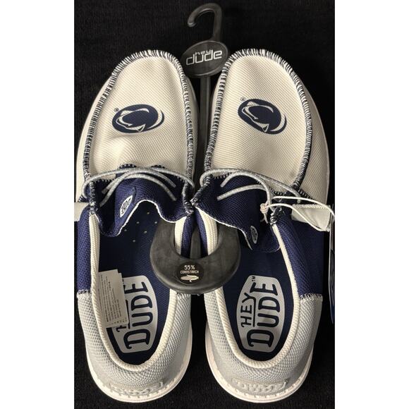 Hey Dude Men’s Size 9 Wally Tri Penn State - Picture 1 of 4